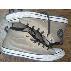 Converse Chuck Taylor All Star Street Boot Mason Toupe/White/Black 166072C  10.5